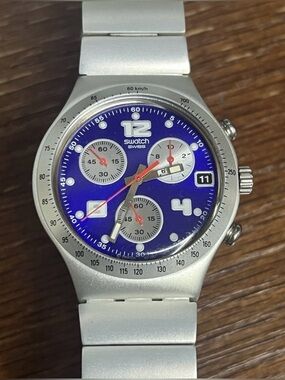 SWATCH IRONY SCUBA 200/ALUMINUM AG 2002
Chronograph/LIMITED EDITION/USE